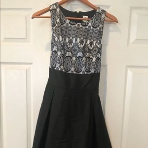 Black and white dress
